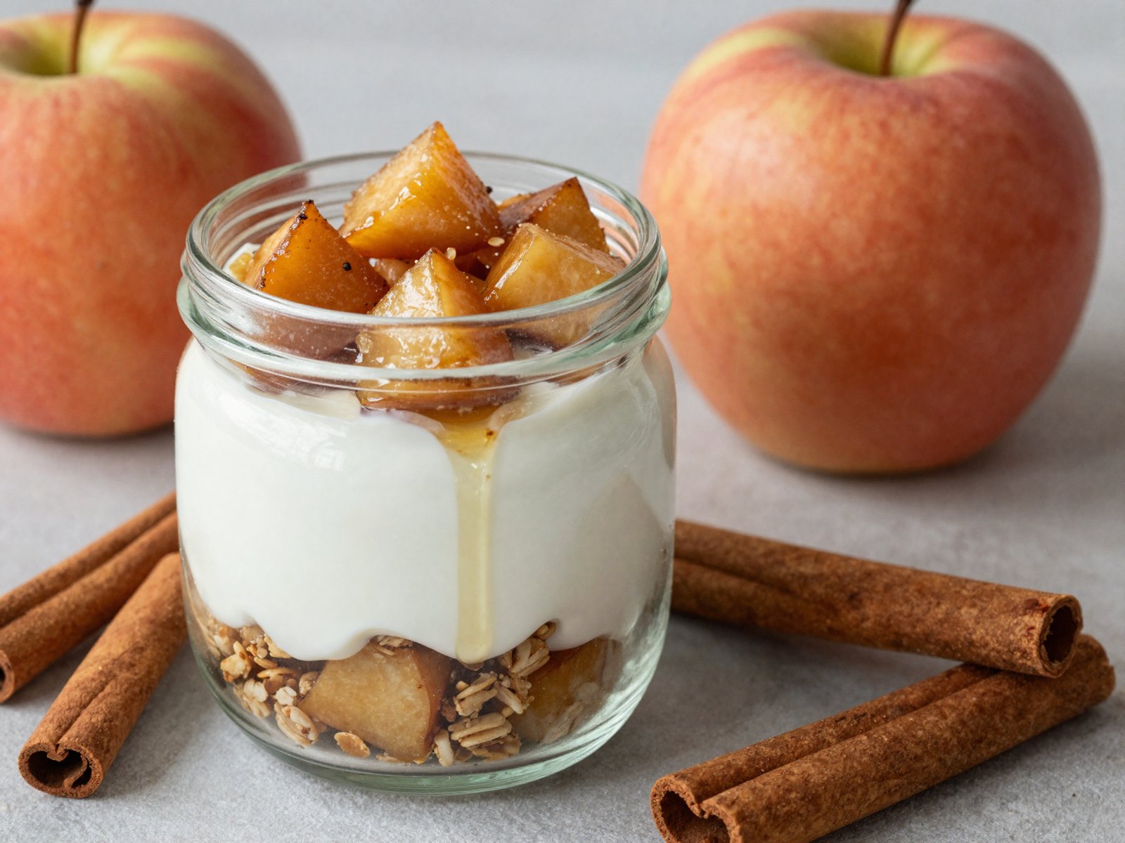 Cinnamon Apple Greek Yogurt Snack
