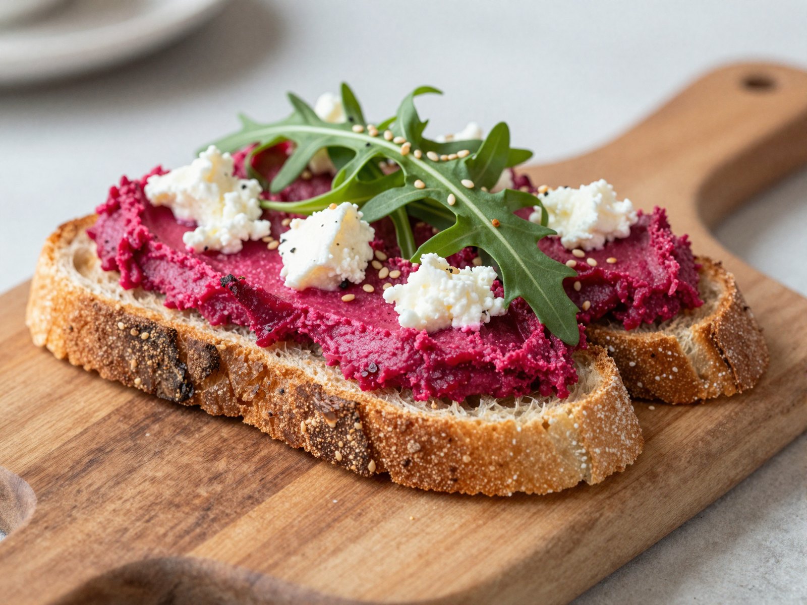Beetroot Toast Sandwich