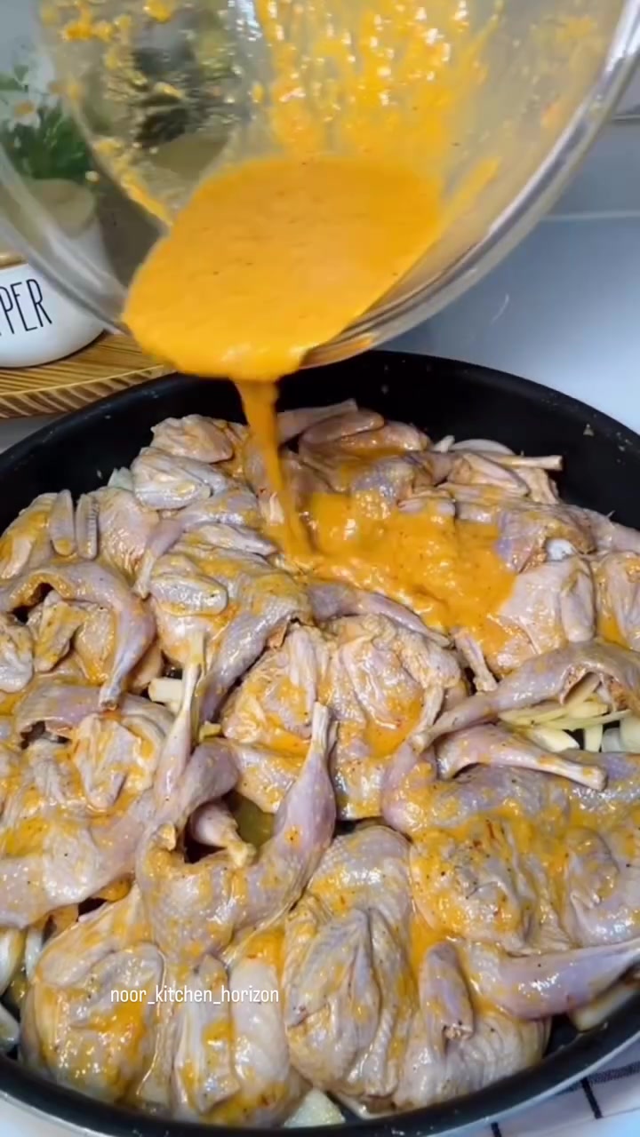 اخفقي مكونات التتبيلة كلها حتى تتجانس