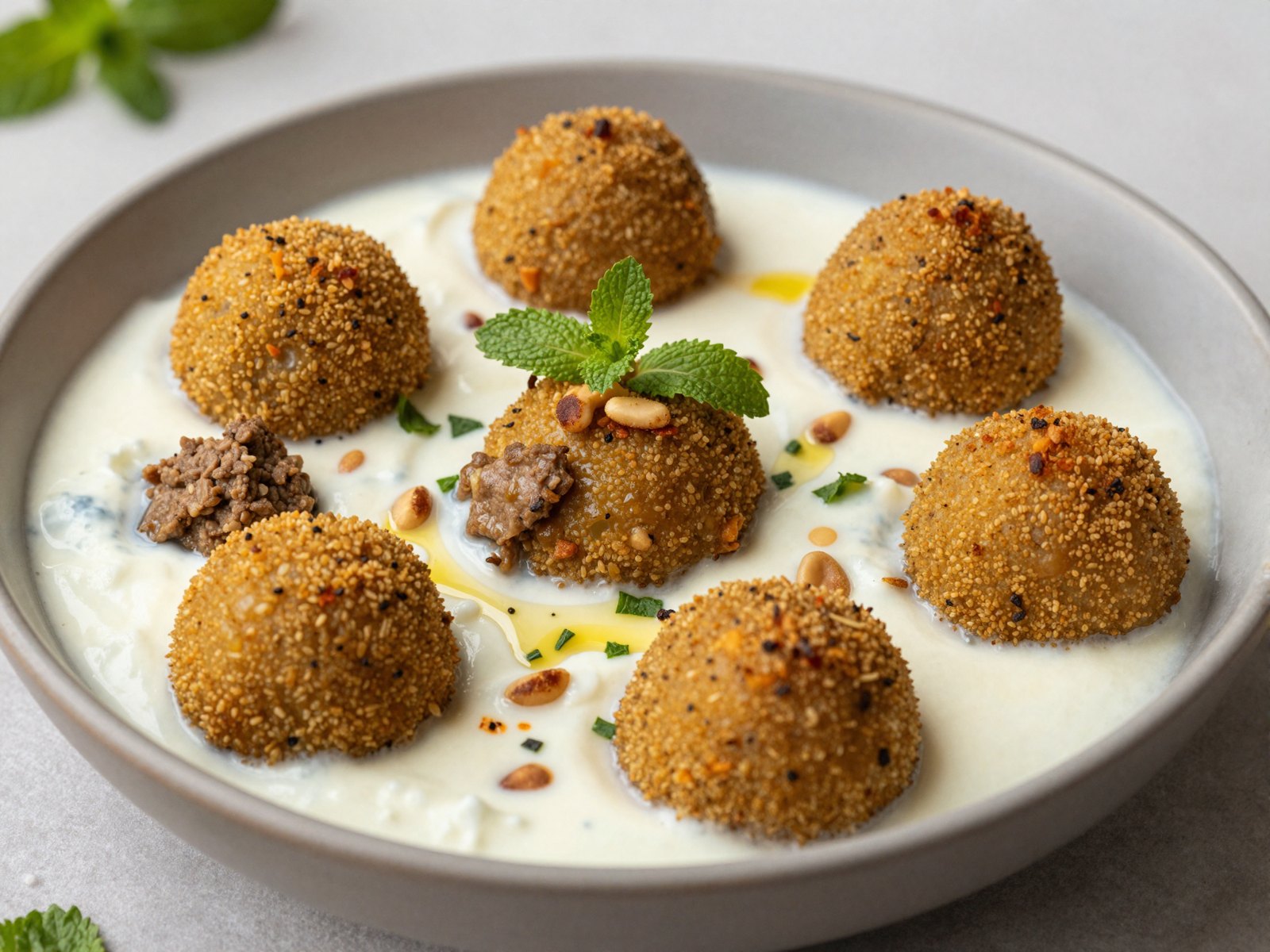 كبة باللبن