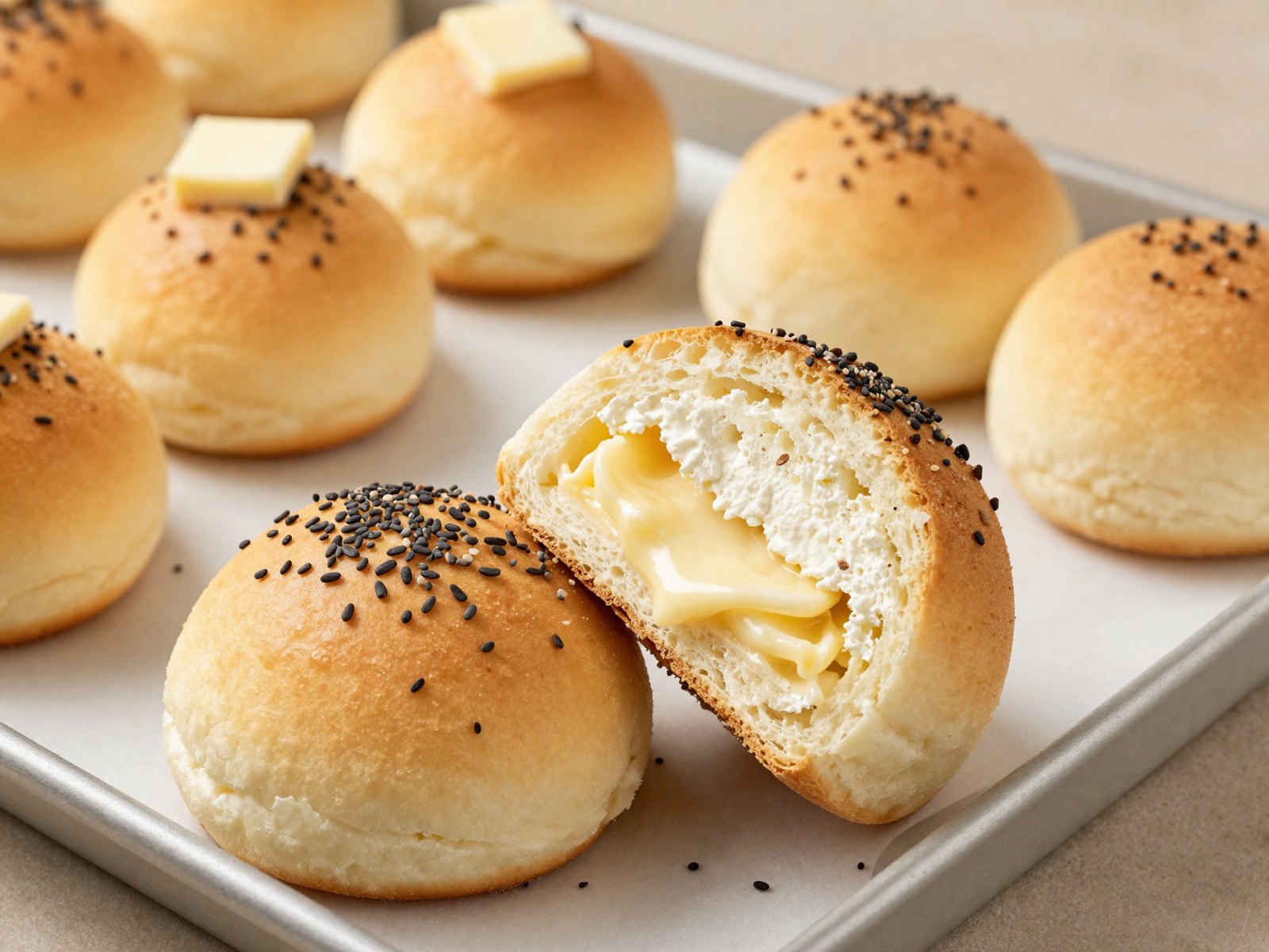 Soft Dough Cheese Pastries