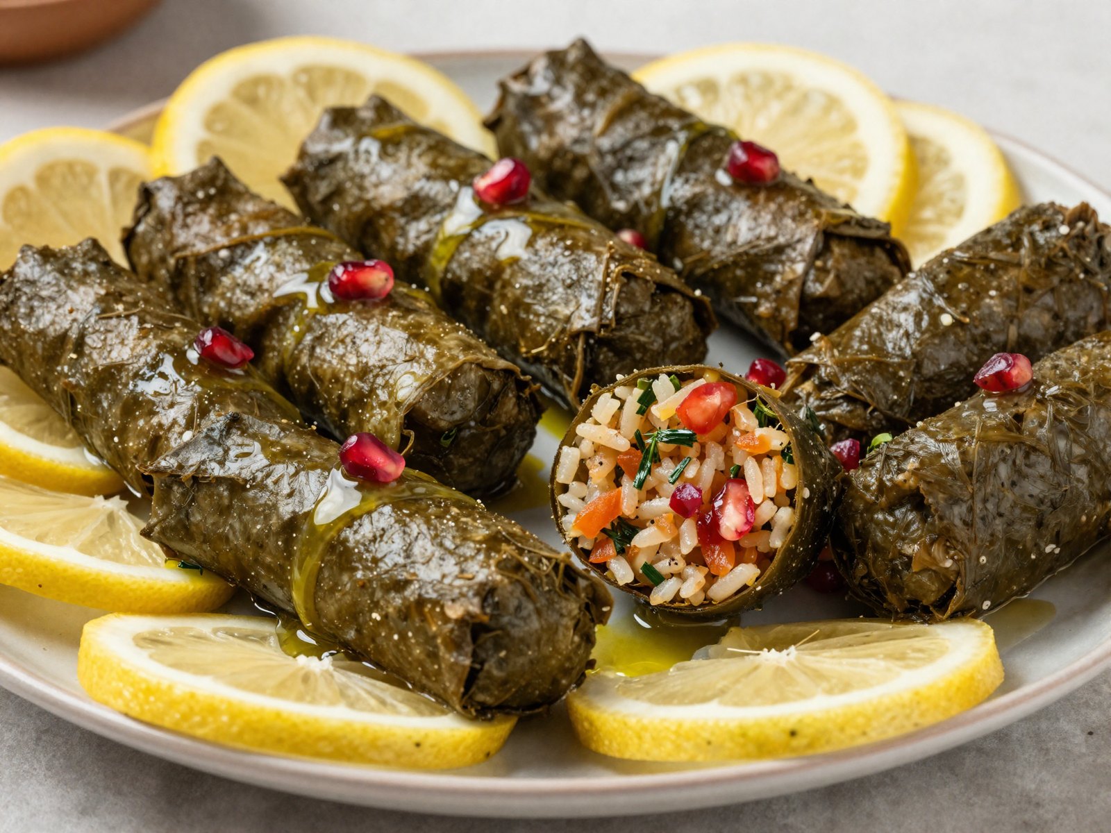 يالنجي (ورق عنب بالزيت)